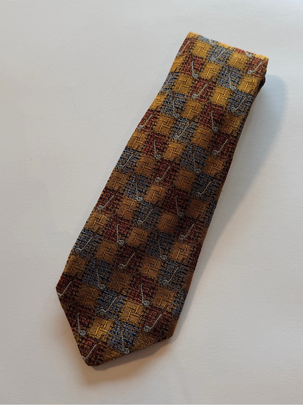 Robert Talbott Best of Class Silk Golf Novelty Tie